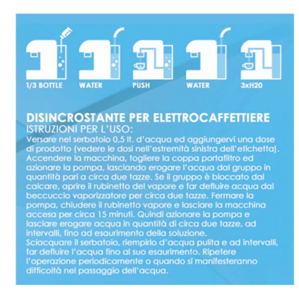 KIT DECALCIFICAZIONE SPEDIZIONE GRATIS 5 LAVAGGI